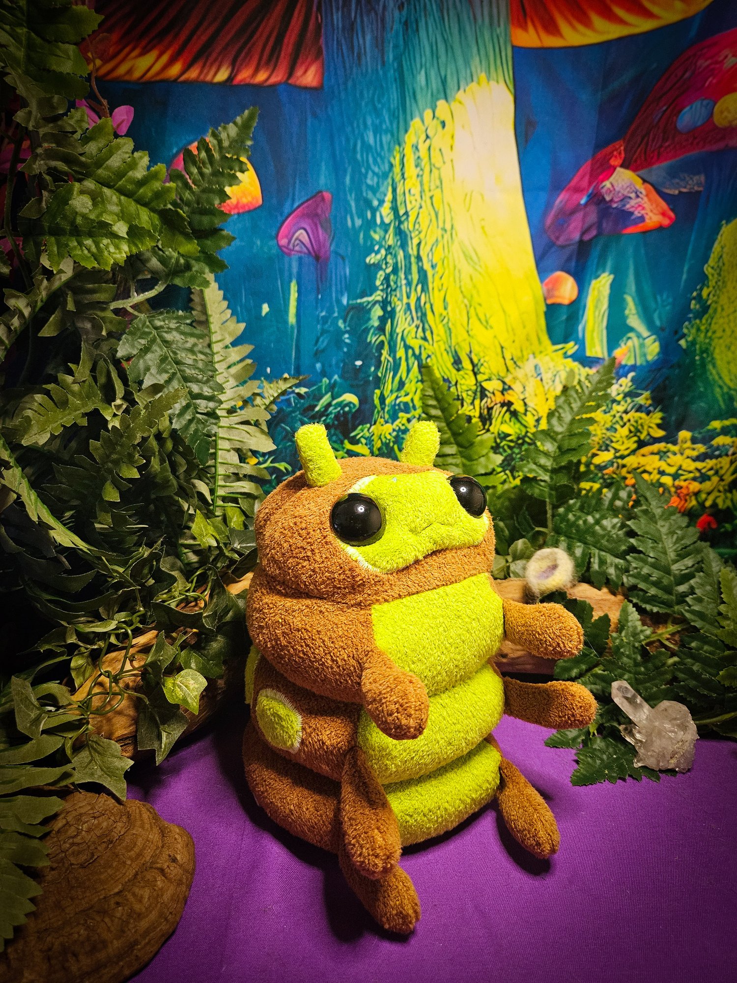 Caterpillar Hatchling!! With Glow In The Dark Details! A)