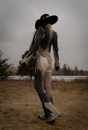 Image of Toxic Vision The Duel leather crow pants