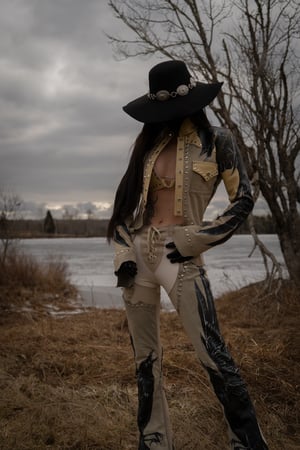 Image of Toxic Vision The Duel leather crow pants