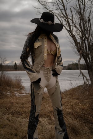 Image of Toxic Vision The Duel leather crow pants