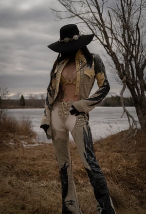 Image of Toxic Vision The Duel leather crow pants