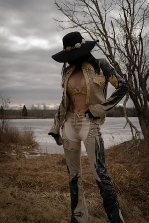 Image of Toxic Vision The Duel leather crow pants