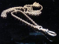 Image 3 of EDWARDIAN 9CT  56cm 5.5g JOINED BY A DOG CLIP