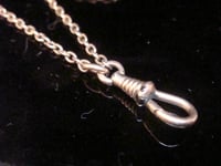 Image 4 of EDWARDIAN 9CT  56cm 5.5g JOINED BY A DOG CLIP