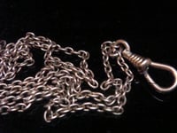 Image 6 of EDWARDIAN 9CT  56cm 5.5g JOINED BY A DOG CLIP