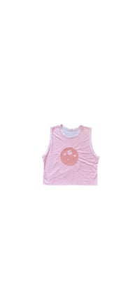 Image 1 of T-shirt crop Pink Moon 