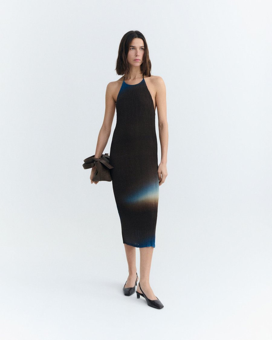 Image of 3-Vestido plisado Miriam