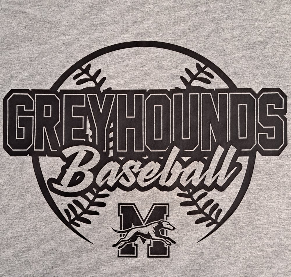 Monessen Greyhounds Baseball-Logo-Crewneck ( FUNDRAISER )