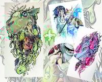 Limited Edition "Forest Spirit" Holographic Print Pack