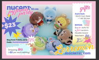 Image 1 of [PRE ORDER] Nucani Pyjama party plushie 10cm