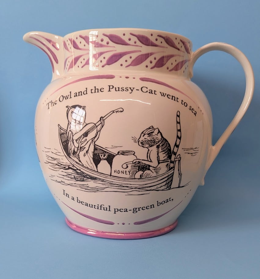 Owl and Pussy-Cat large jug