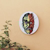Image 3 of Mike Gorman's HORRIBLE MELTING MAN Acrylic Wall Clock
