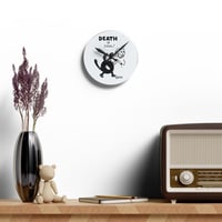 Image 4 of Kaz - DEATH IS COOL -  Acrylic Wall Clock 