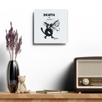 Image 7 of Kaz - DEATH IS COOL -  Acrylic Wall Clock 