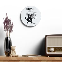 Image 10 of Kaz - DEATH IS COOL -  Acrylic Wall Clock 