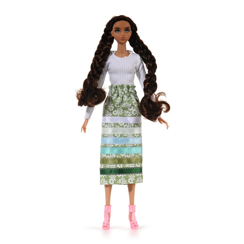 Image of Giizhik - Handmade Ribbon Skirt Outfits 