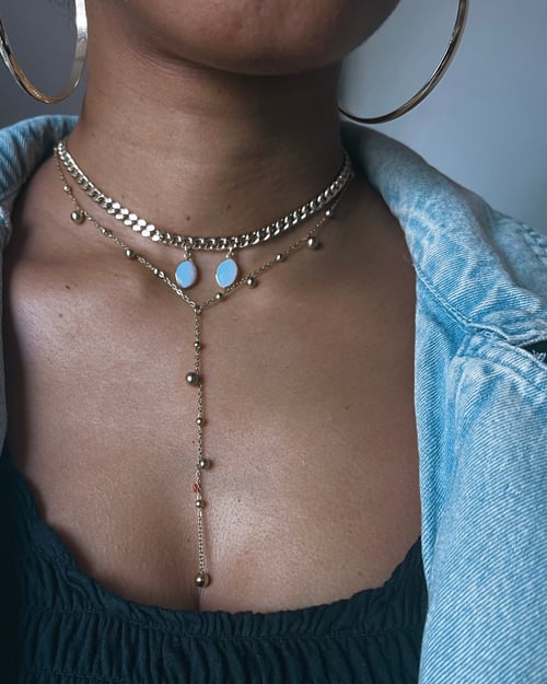 Image of RESA • Double Opalite Necklace
