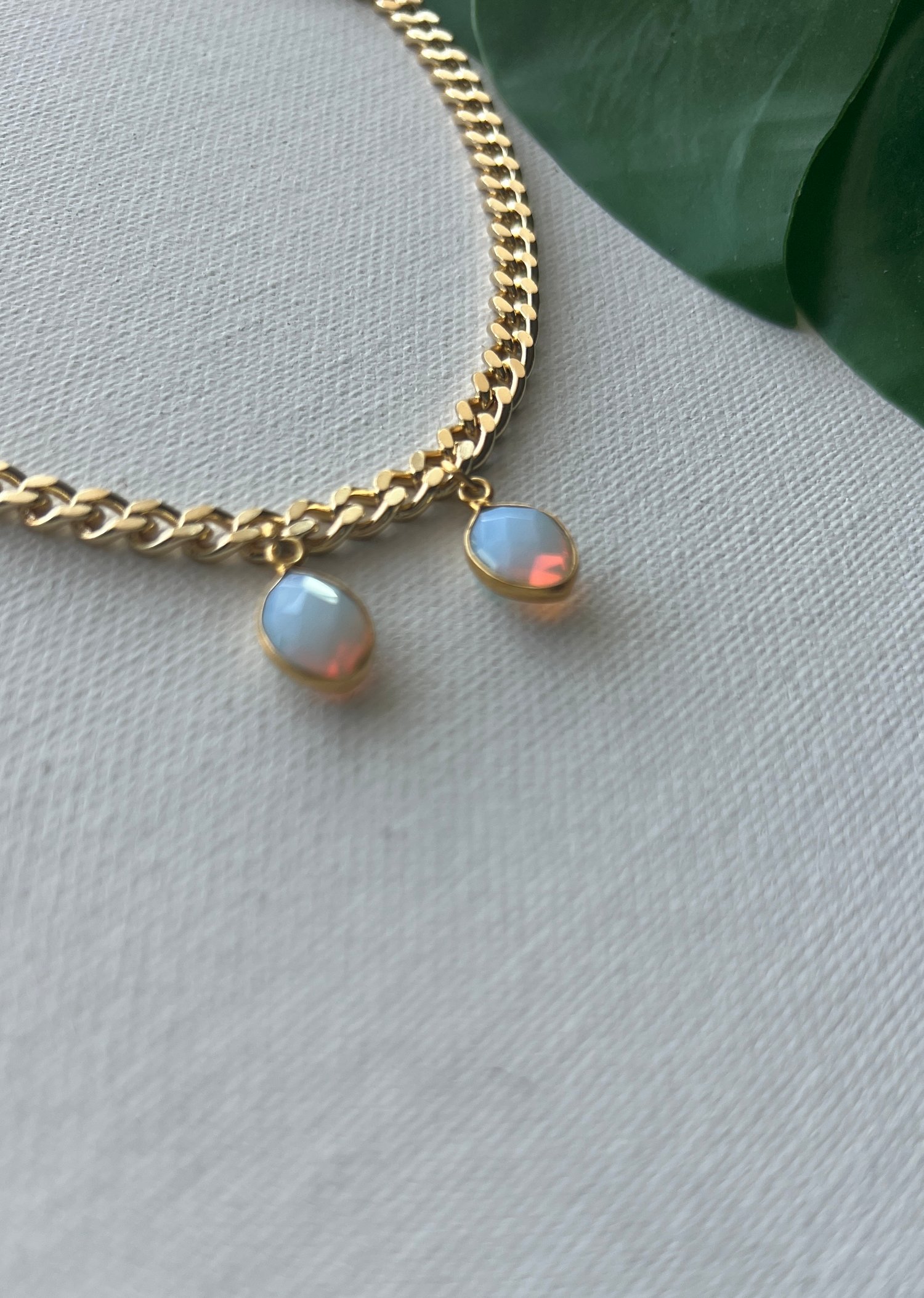 Image of RESA • Double Opalite Necklace