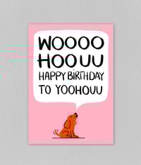 Birthday Card "Wooohou" 