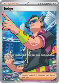 Judge - 222/182 - SV10: Destined Rivals - Near Mint