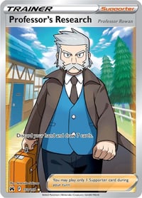 Professor's Research (Full Art) - Crown Zenith - Near Mint