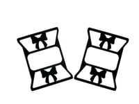 Image 3 of Bow / Ribbon tail brake light covers/ fits jeep JL wranglers 2018-21 with LED lights