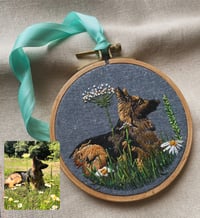 Image 1 of Pet Embroidery Portrait