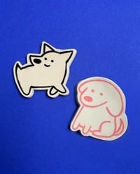 Image 1 of Dog Ceramic Magnets