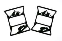 Image 2 of Jeep climbing mountain brake tail light covers