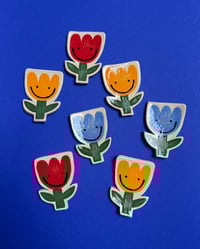 Image 1 of Flower Ceramic Magnets