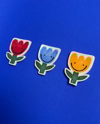 Image 3 of Flower Ceramic Magnets