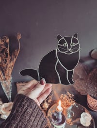 Image 2 of Black cat sun catcher 