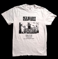 Image 1 of RDR2 "BORN TO DIE" WHITE T-SHIRT (PRE-ORDER)