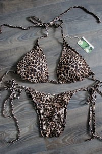 Image 2 of ♲ Classic Leopard Bikini Set - XL 