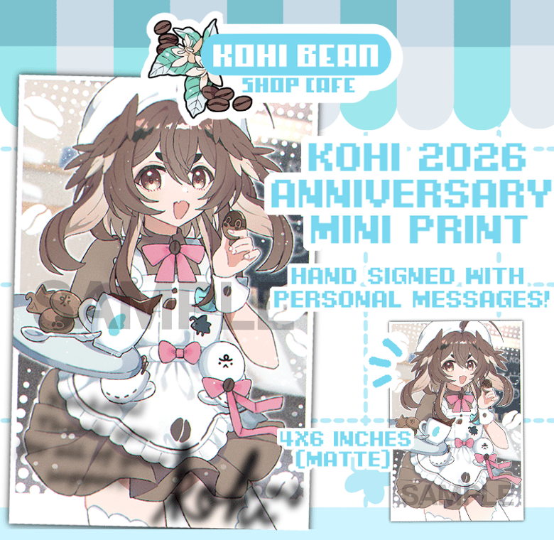 Image of Kohi 2026 Anniversaty Print