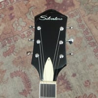 Image 3 of Silvertone 1446 VBK Semi-Hollow Reissue Electric - Black