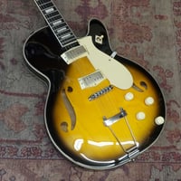 Image 1 of Silvertone 1446 TTSB Semi-Hollow Reissue Electric - Sunburst