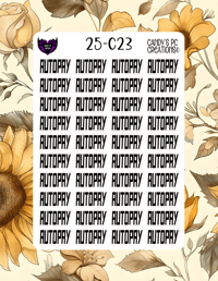 Image 24 of Auto Pay Sticker Font C-C24