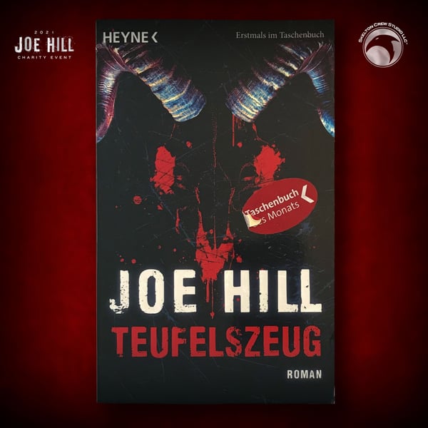 Image of JOE HILL 2026 CHARITY EVENT 83: SIGNED Horns TPB - German