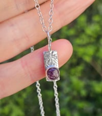 Image 2 of Ready to ship! Agate & Sterling Silver Necklace 