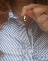 Image 4 of Ready to ship! Agate & Sterling Silver Necklace 