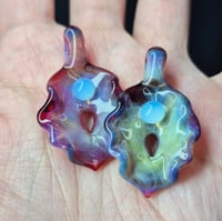 Image 2 of VULVA PENDANT BLUE 