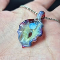 Image 3 of VULVA PENDANT BLUE 
