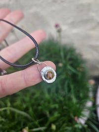 Image 3 of Ready to ship! Mens Necklace! Tigerseye & Sterling Silver 