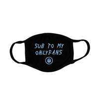 Image 3 of SUB  TO  MY  ONLYFANS  FACE-MASK