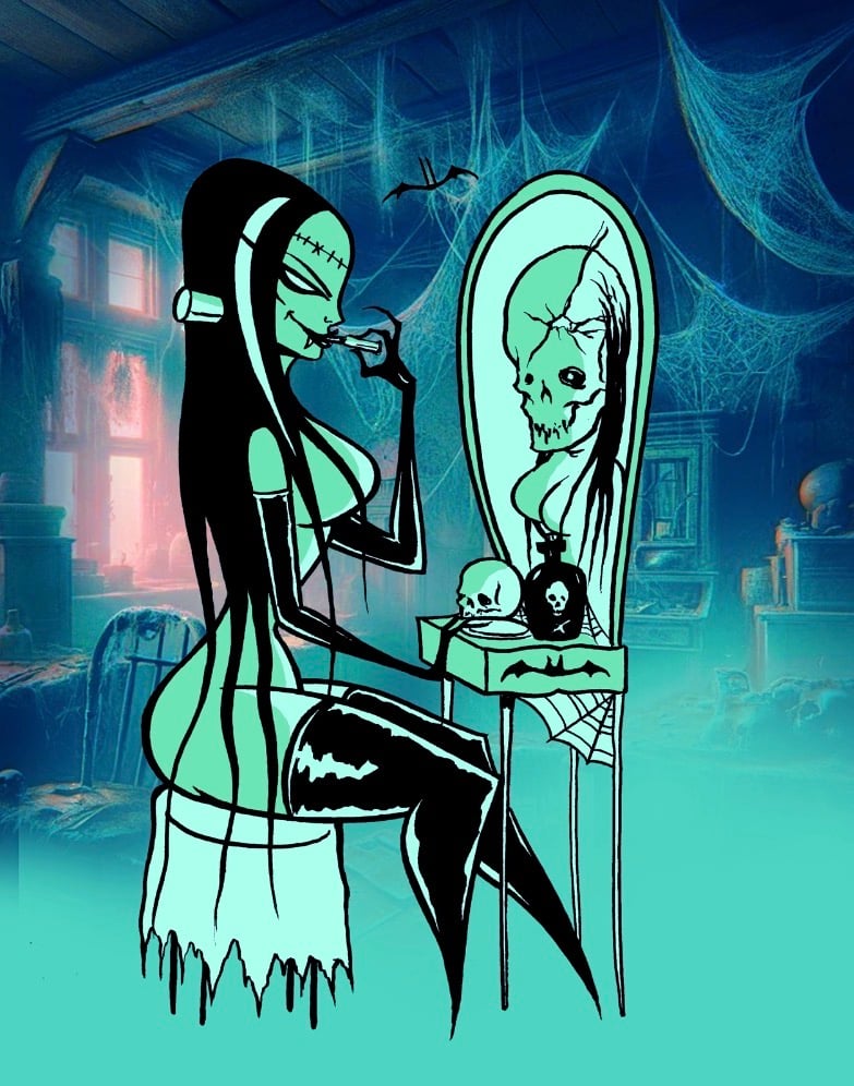 Image of NEW! vanity is Dead - signed print 