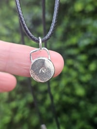 Image 2 of Ready to ship! Mens Necklace! Sterling Silver Wave 