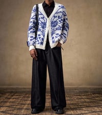 Image 3 of Blue Garden Cardigan