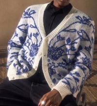 Image 4 of Blue Garden Cardigan