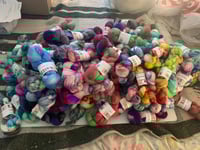 LISTING FOR; Carrie H. -- Mystery Mini Hand-Dyed Roving Grab Bag, Spinning Fiber, 10 oz - 1 oz Each